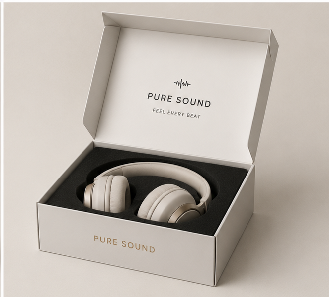 Custom Headphone Packaging Boxes