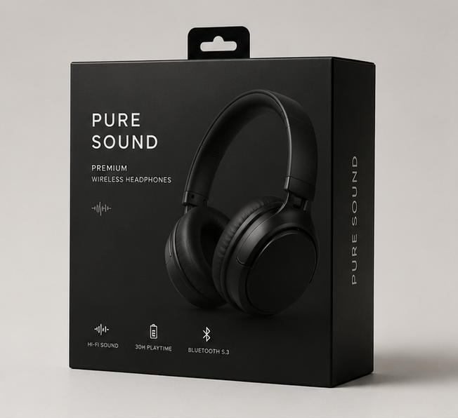 Custom Headphone Packaging Boxes