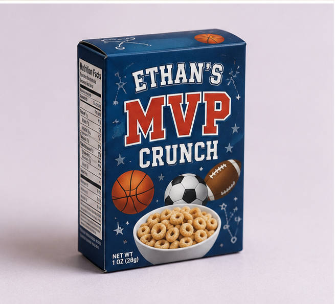 Custom Mini Cereal Boxes
