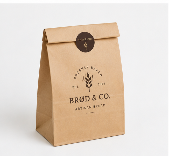 Custom Paper Bread Bags
