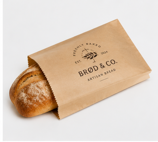 Custom Paper Bread Bags