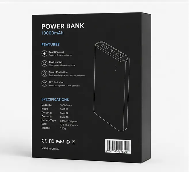 Custom Power Bank Packaging