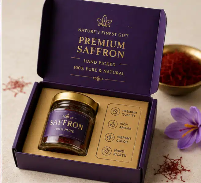 Custom Saffron Boxes
