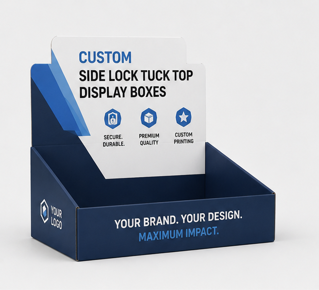 Custom Side Lock Tuck Top Display Boxes