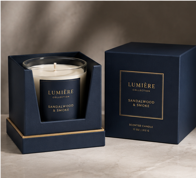 Custom Square Candle Boxes