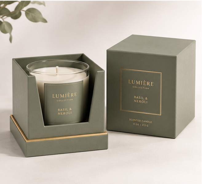Custom Square Candle Boxes