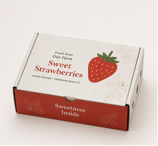 Custom Strawberry Boxes