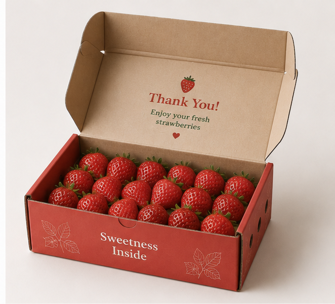 Custom Strawberry Boxes