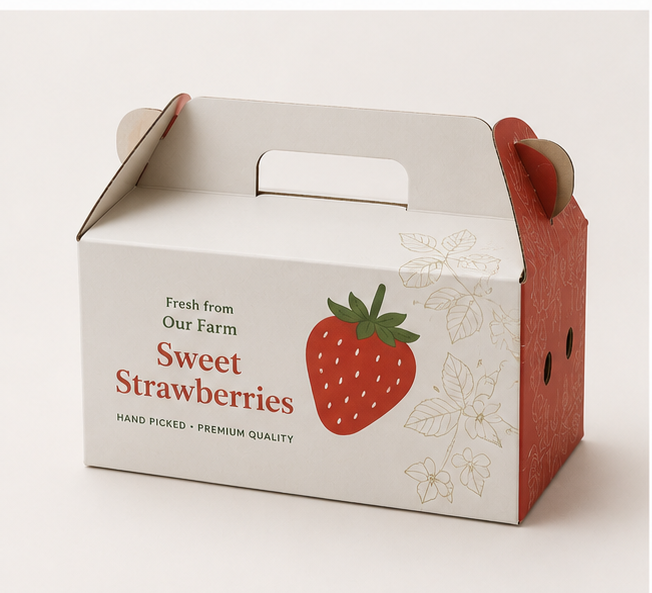 Custom Strawberry Boxes