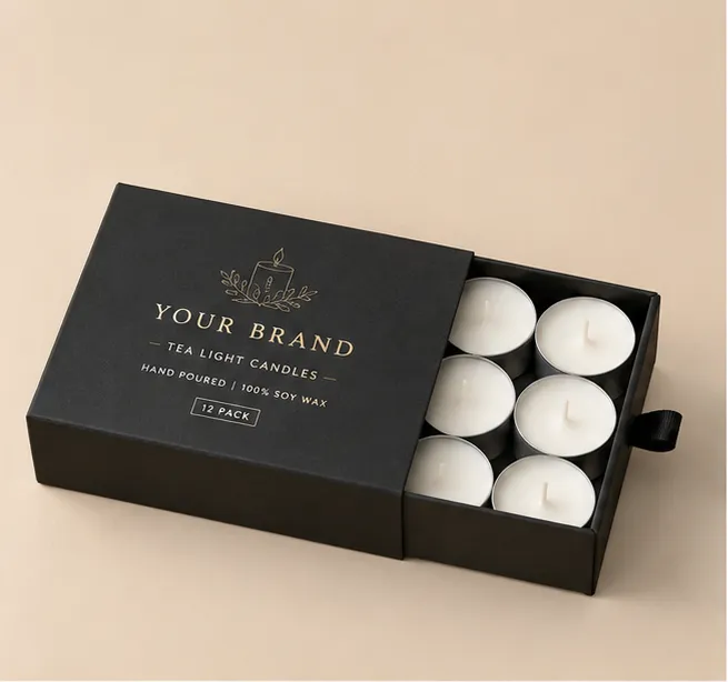 Custom Tea Light Candle Packaging