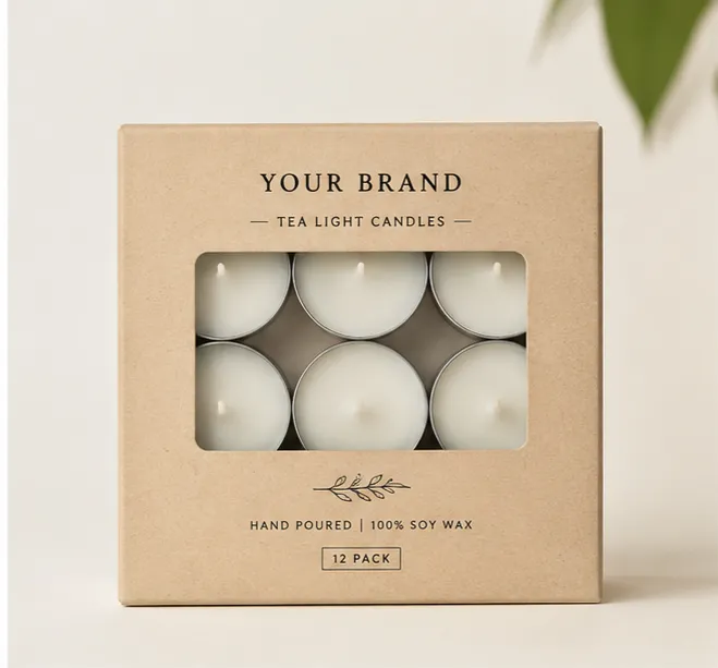 Custom Tea Light Candle Packaging