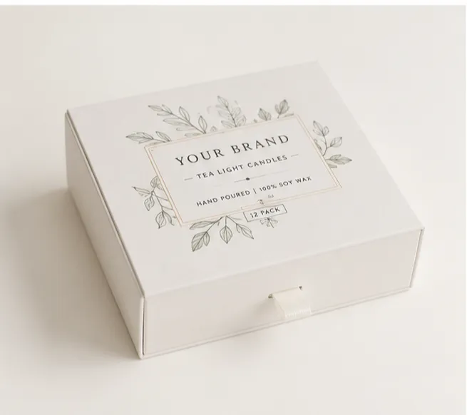 Custom Tea Light Candle Packaging