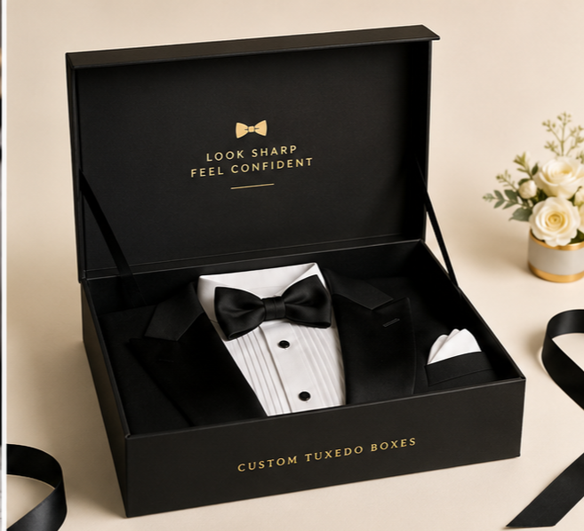 Custom Tuxedo Boxes