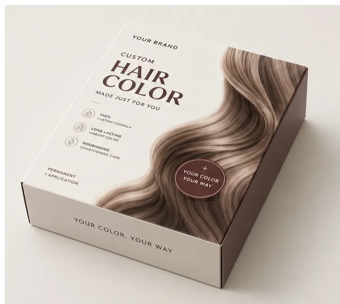 Custom Hair Color Packaging