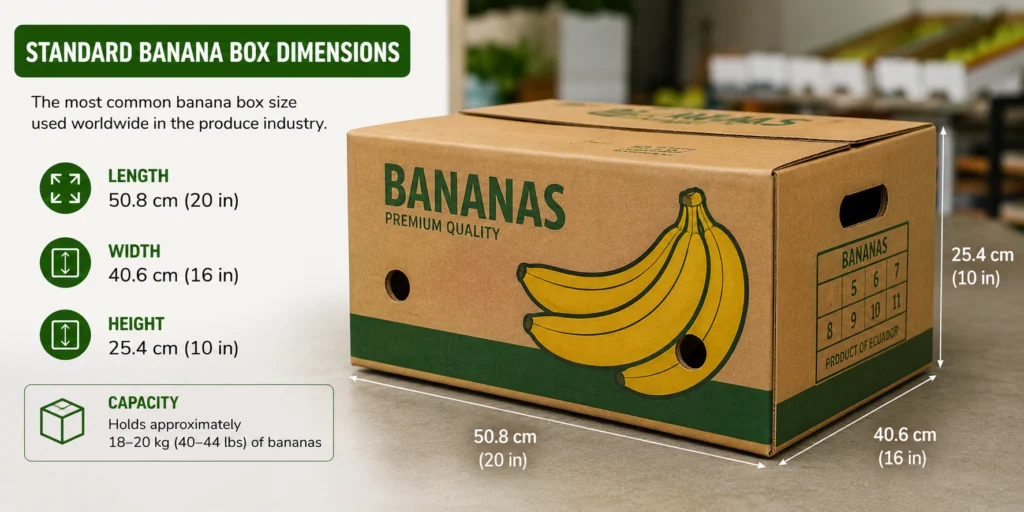 What Are the Standard Dimensions of Banana Boxes?