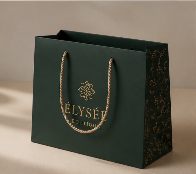 Custom Boutique Paper Bags Wholesale