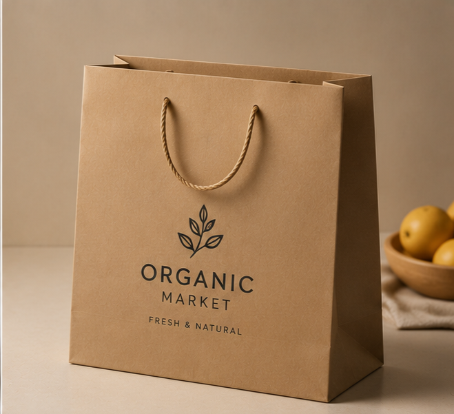 Custom Brown Paper Bags