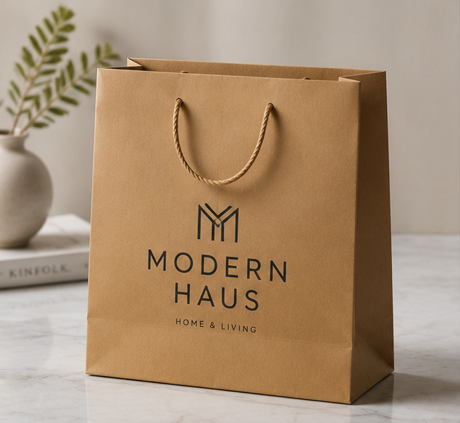Custom Brown Paper Bags