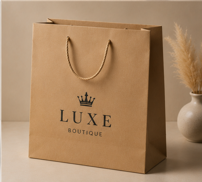 Custom Brown Paper Bags