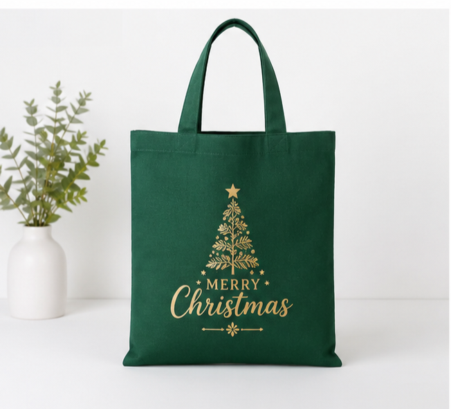 Custom Christmas Tote Bags