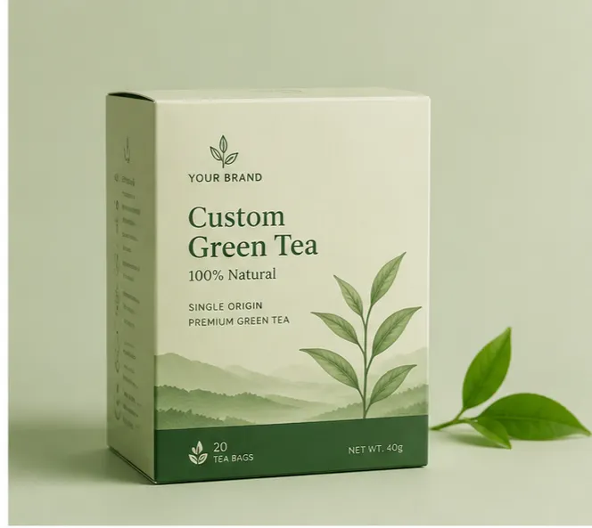 Custom Green Tea Packaging