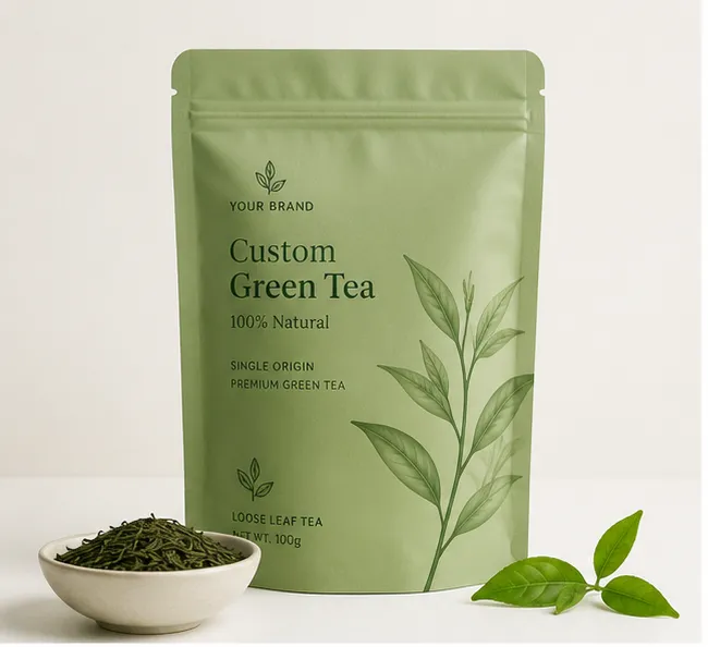 Custom Green Tea Packaging