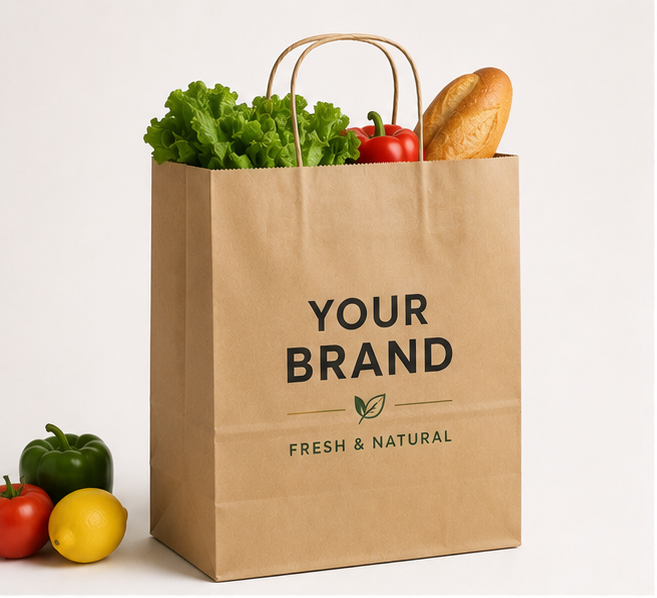 Custom Grocery Paper Bags