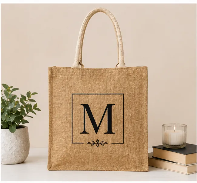 Custom Jute Tote Bags