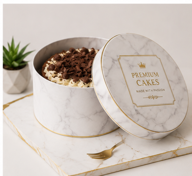 Custom Round Cake Boxes