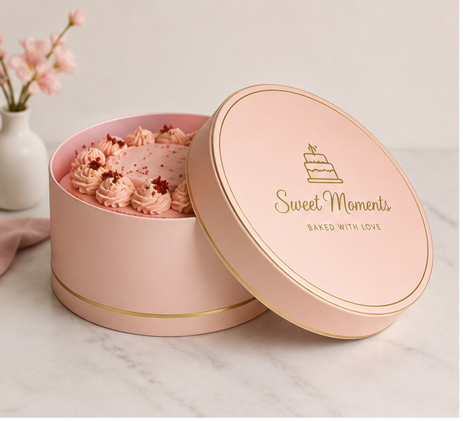 Custom Round Cake Boxes