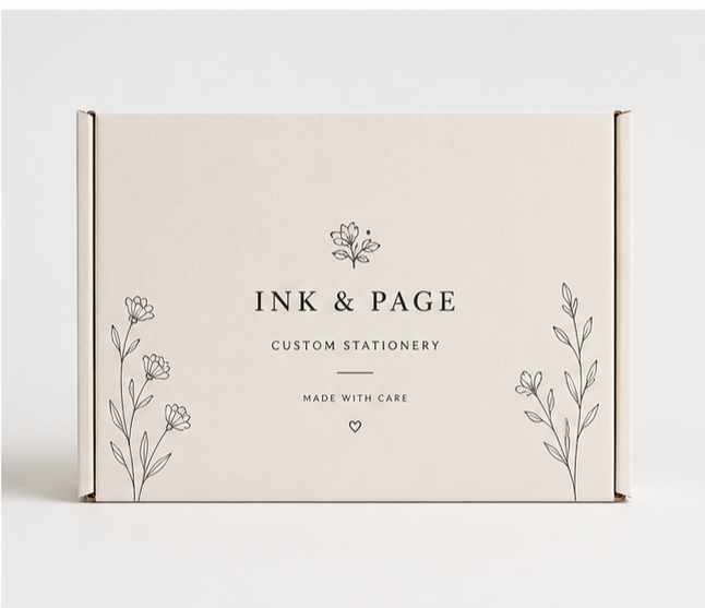 Custom Stationery Shipping Boxes