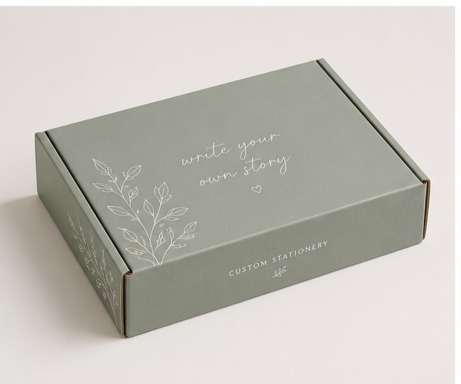 Custom Stationery Shipping Boxes