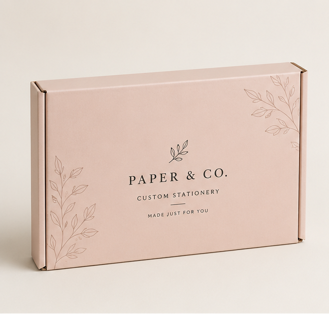 Custom Stationery Shipping Boxes