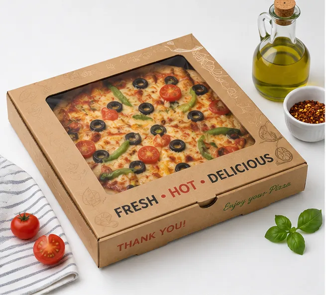 Custom Window Pizza Boxes