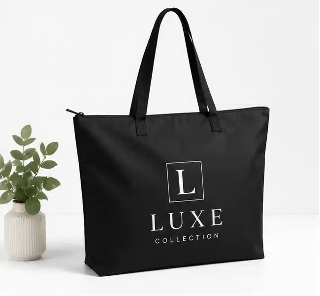 Custom Zipper Tote Bags