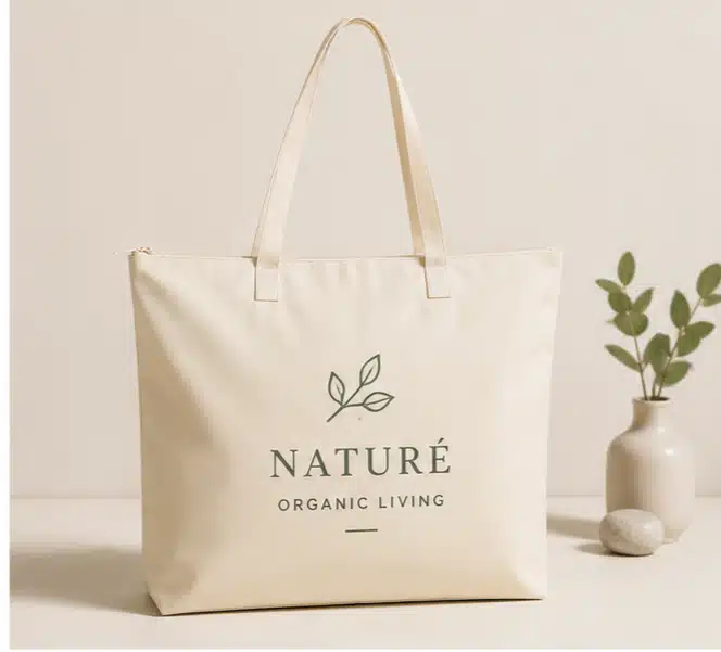 Custom Zipper Tote Bags