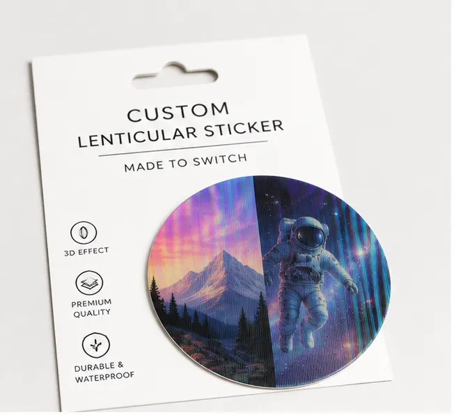 Custom Lenticular Stickers