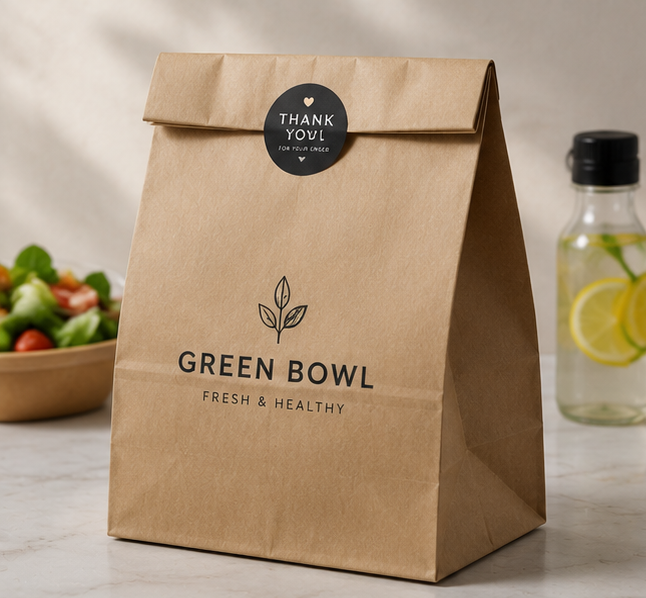 Custom Paper Lunch Bags