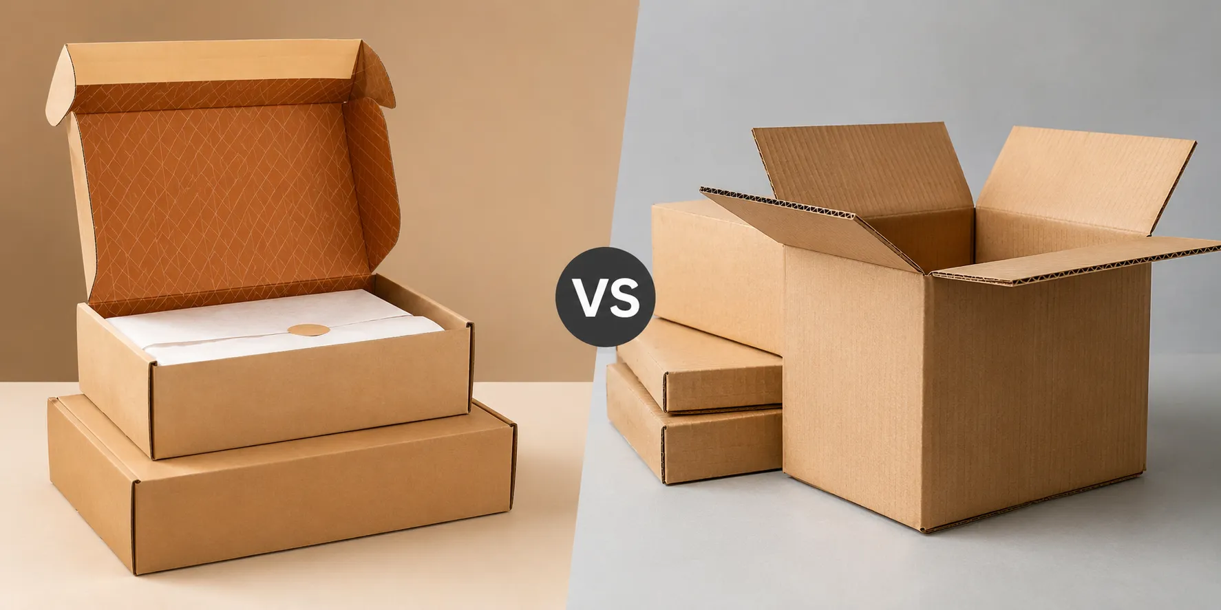 mailer boxes vs corrugated boxes