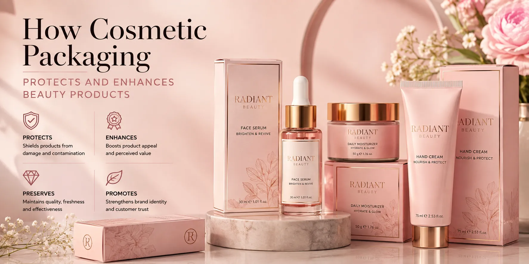 How Cosmetic Packaging Protects and Enhances Beauty Products