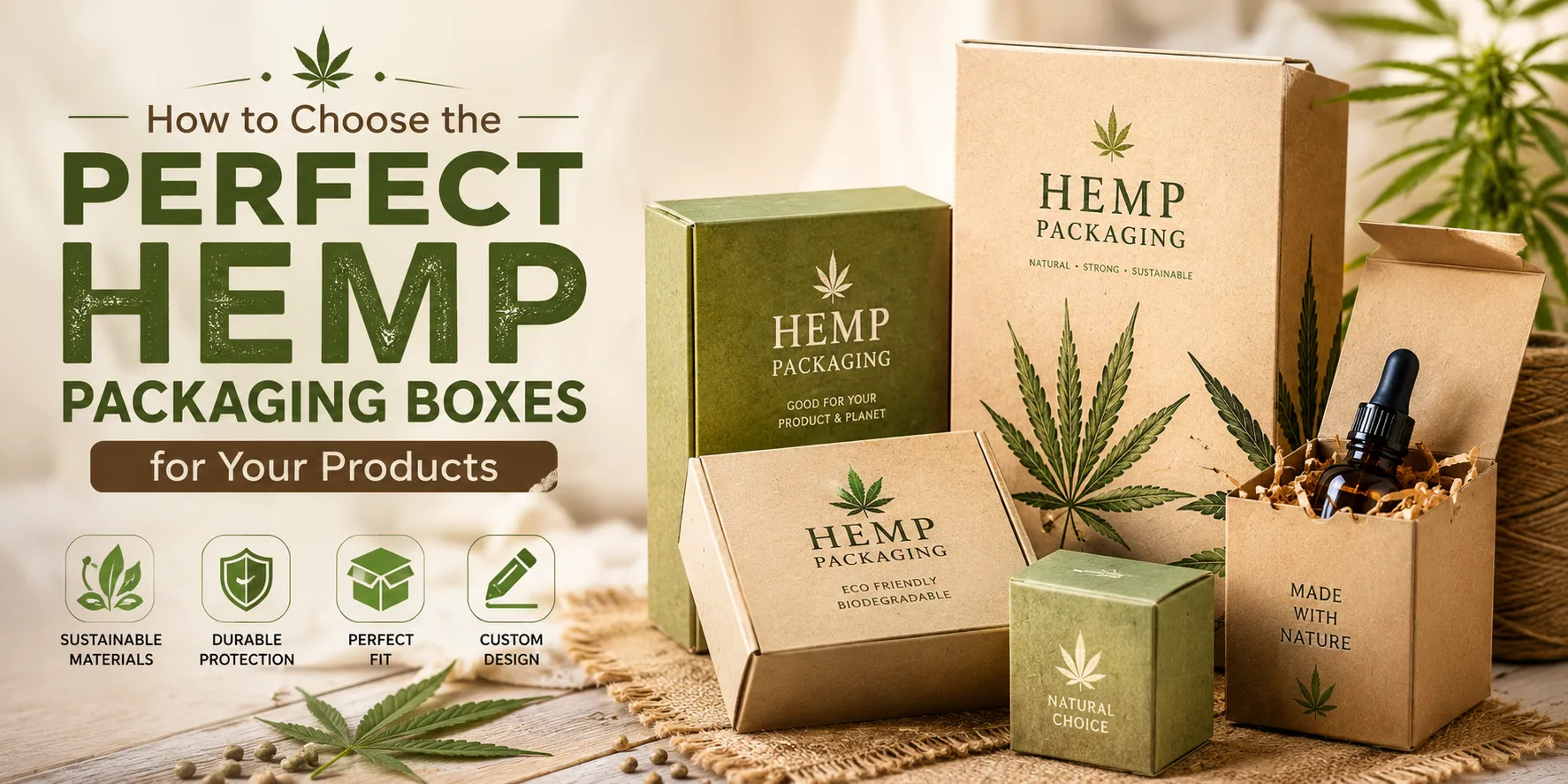 How to Choose the Perfect Hemp Packaging Boxes for Your Products