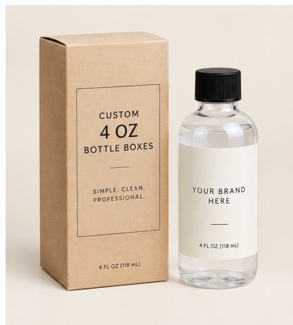 Custom 4 oz Bottle Boxes