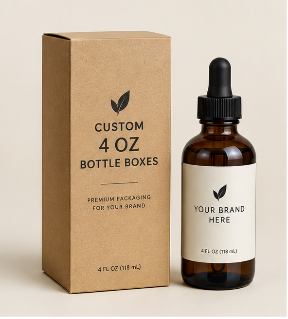 Custom 4 oz Bottle Boxes
