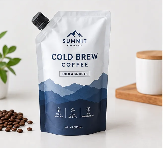 Custom Cold Brew Coffee Pouches