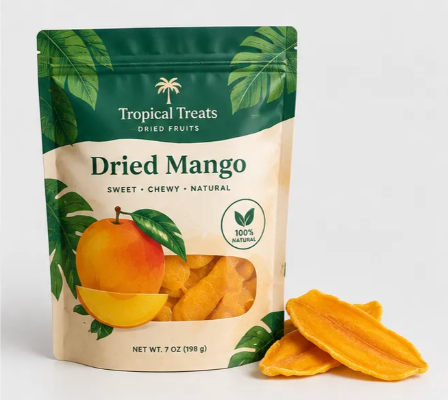 Custom Dried Fruit Packaging Bags