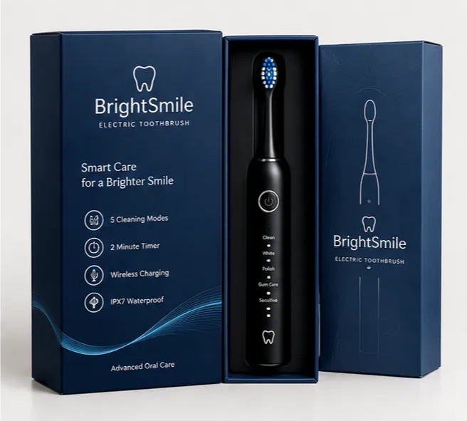 Custom Electric Toothbrush Packaging