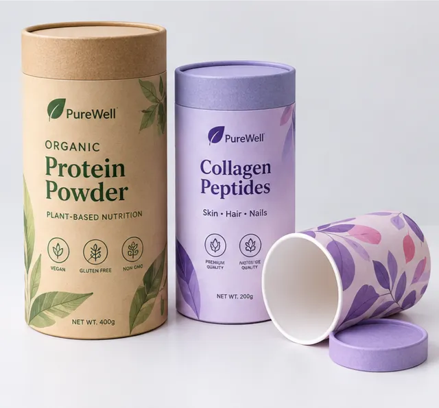 Custom Food Grade Paper Tubes