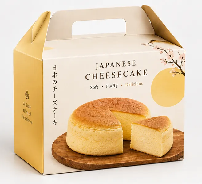 Custom Japanese Cheesecake Boxes