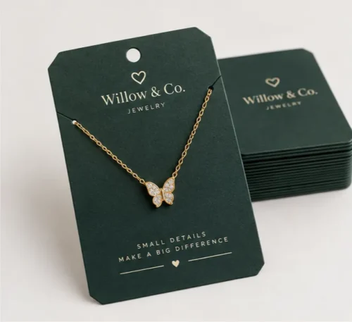 Custom Necklace Cards