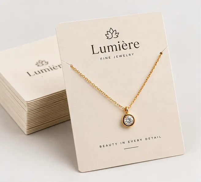 Custom Necklace Cards